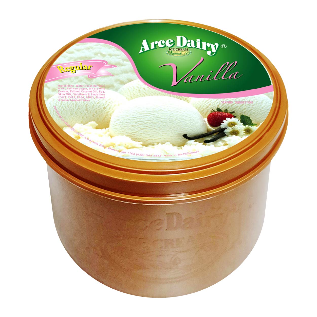 Arce Dairy Regular Vanilla Ice Cream 425ml