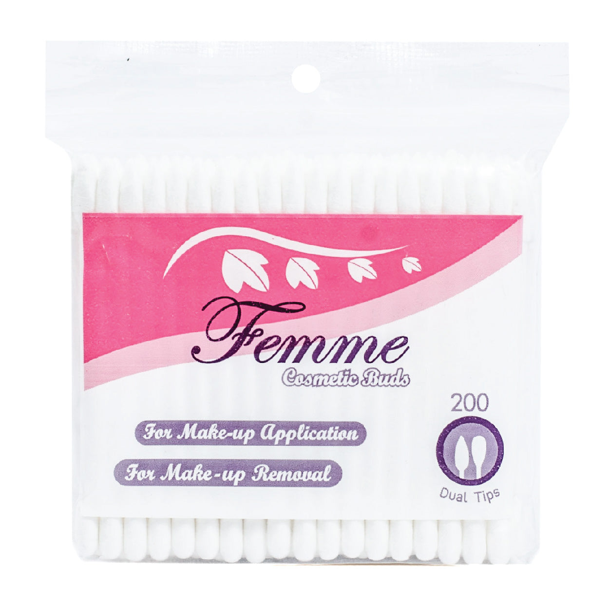 Femme Cosmetic Buds for Make-Up 200 Dual Tips