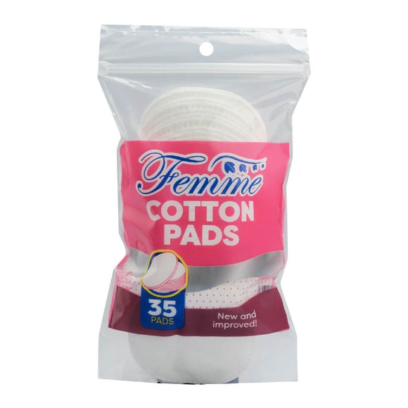 Femme Round Cotton Pads 35pcs