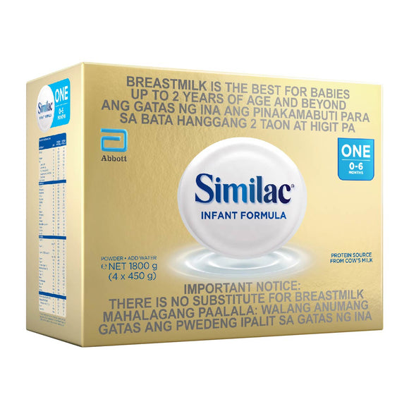 Similac One Infant Formula 0-6 months 1.8kg