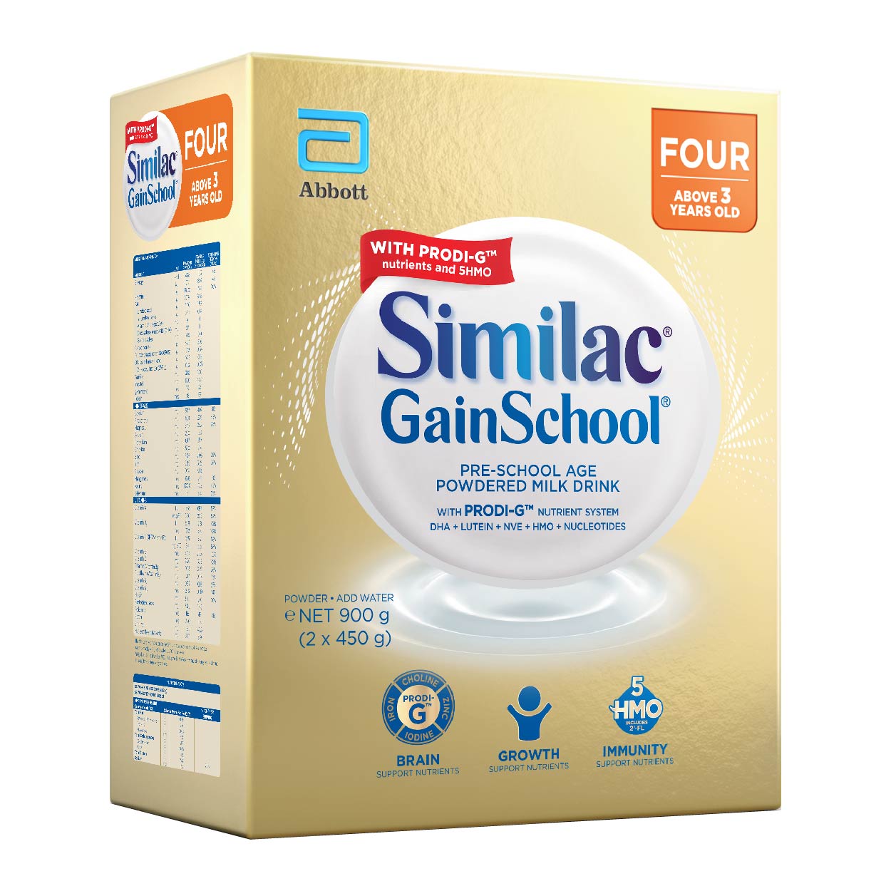 Similac GainSchool Four Pre-School Powdered Milk Drink 900g