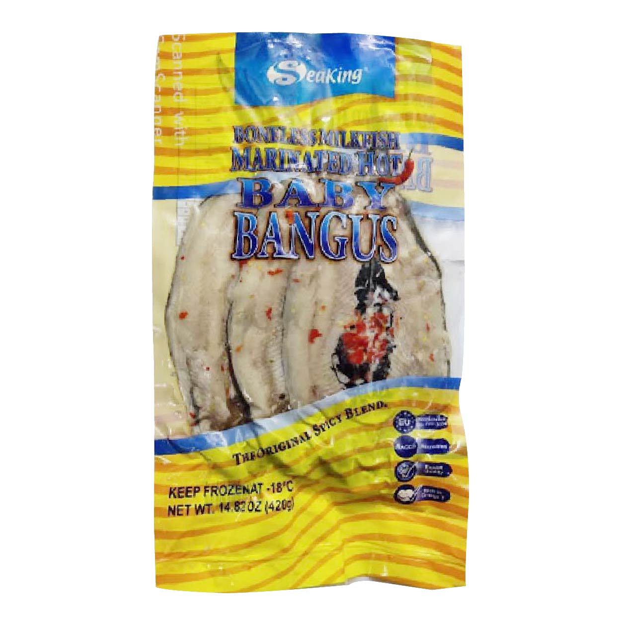 Seaking Boneless Milkfish Marinated Hot Baby Bangus 420g