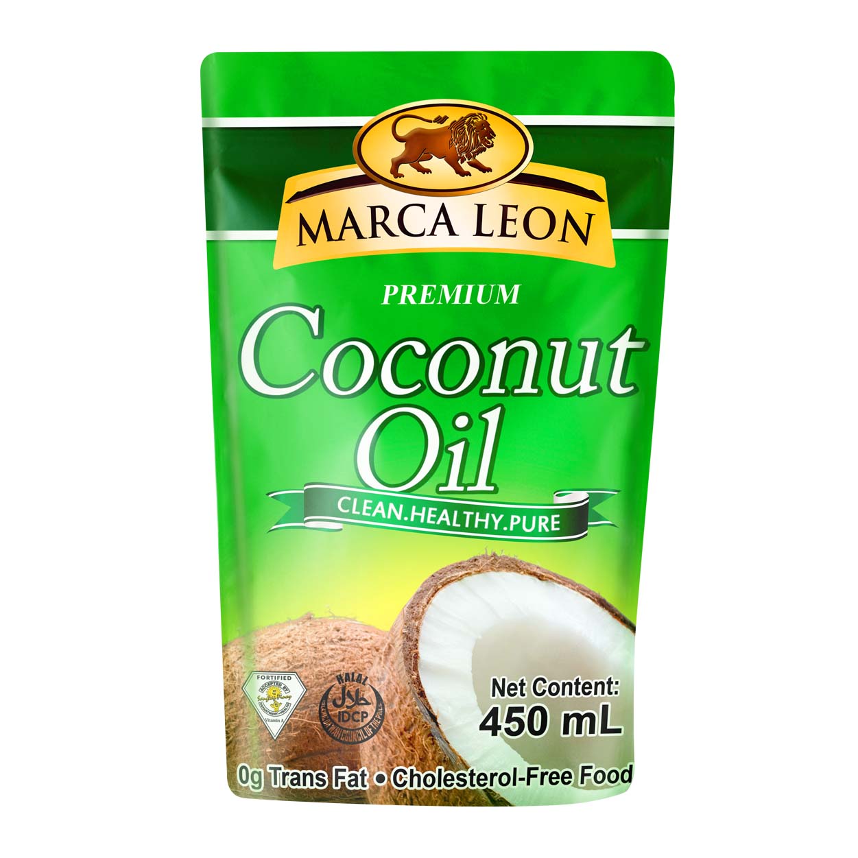 Marca Leon Premium Coconut Oil Pouch 450ml