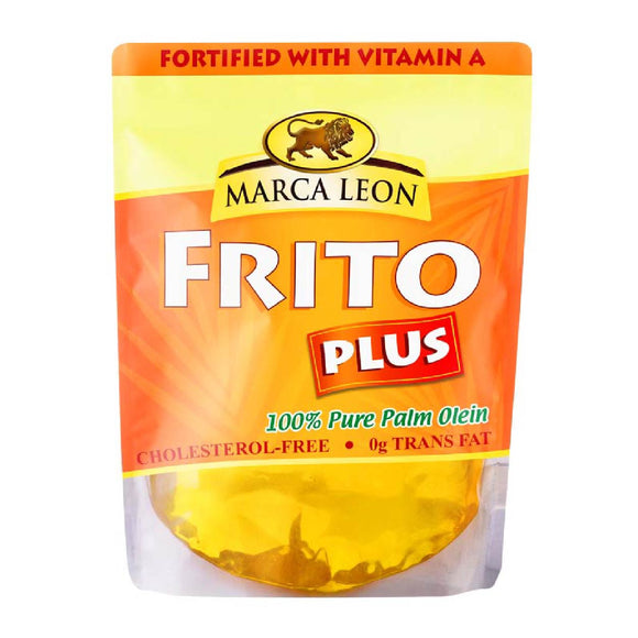 Marca Leon Frito Plus 100% Pure Palm Olein Oil Pouch 1.8L