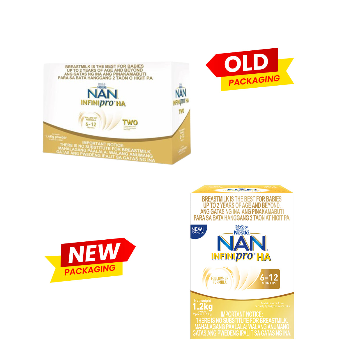 Nan Infinipro HA Follow-up Formula 6-12 months 1.2kg