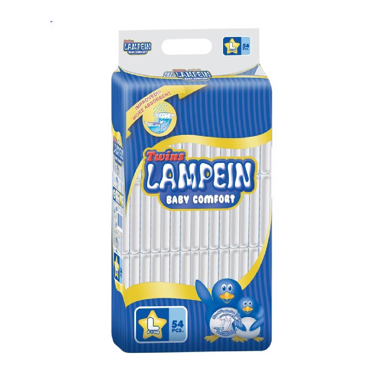 Lampein Twins Baby Comfort Diaper L 54s