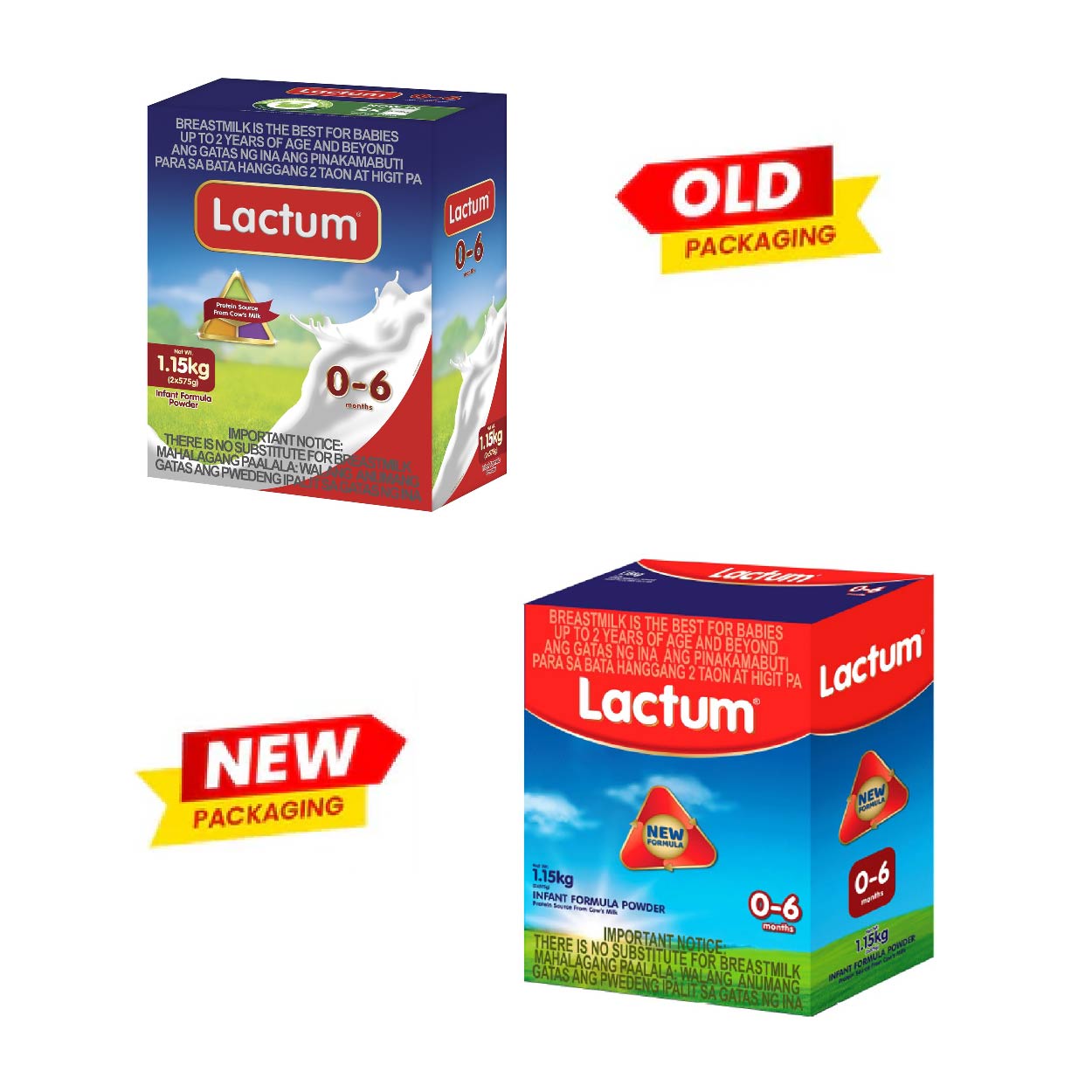 Lactum Infant Formula 0-6 months Plain 1.15kg