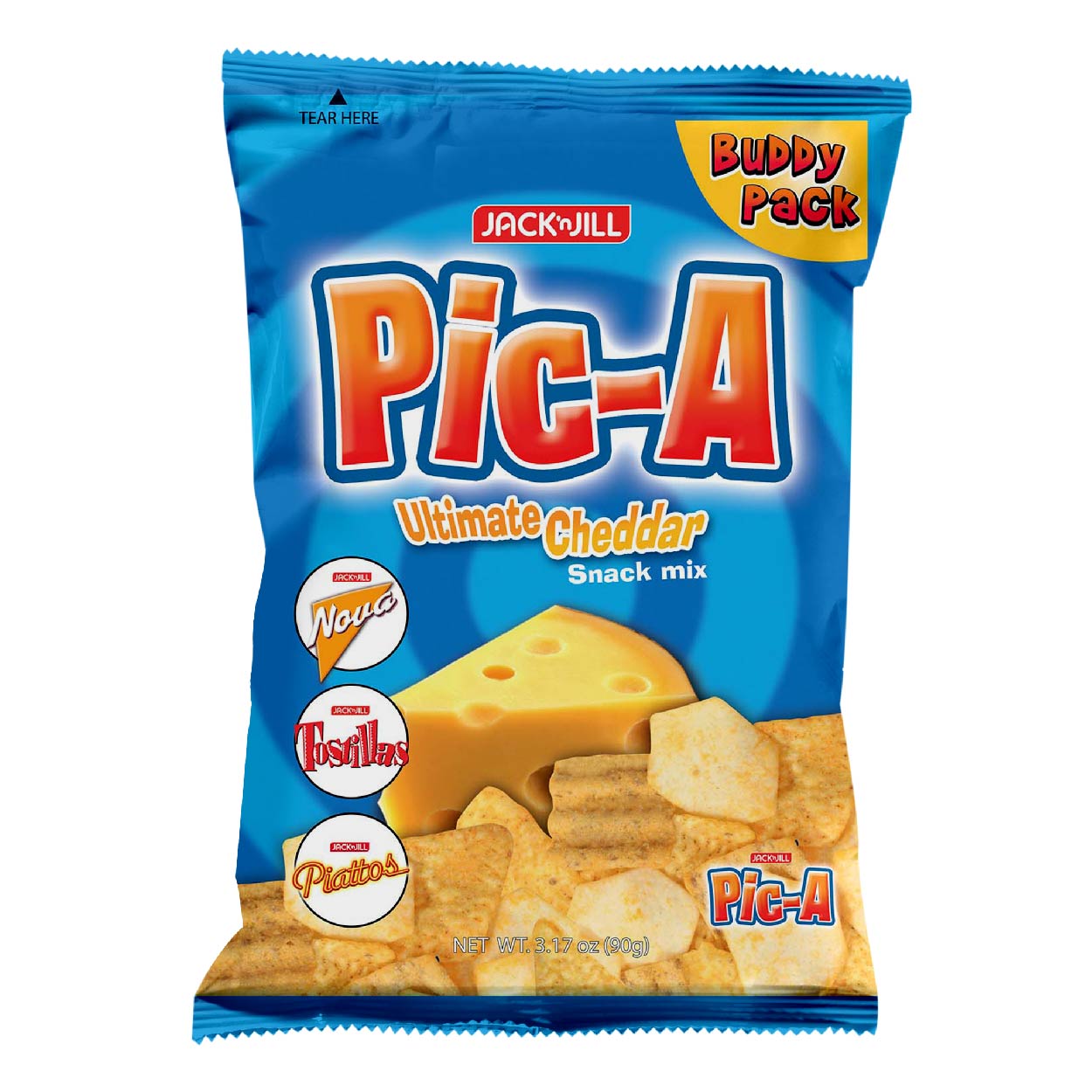 Jack n Jill Pic-A Ultimate Cheddar Snack Mix 90g