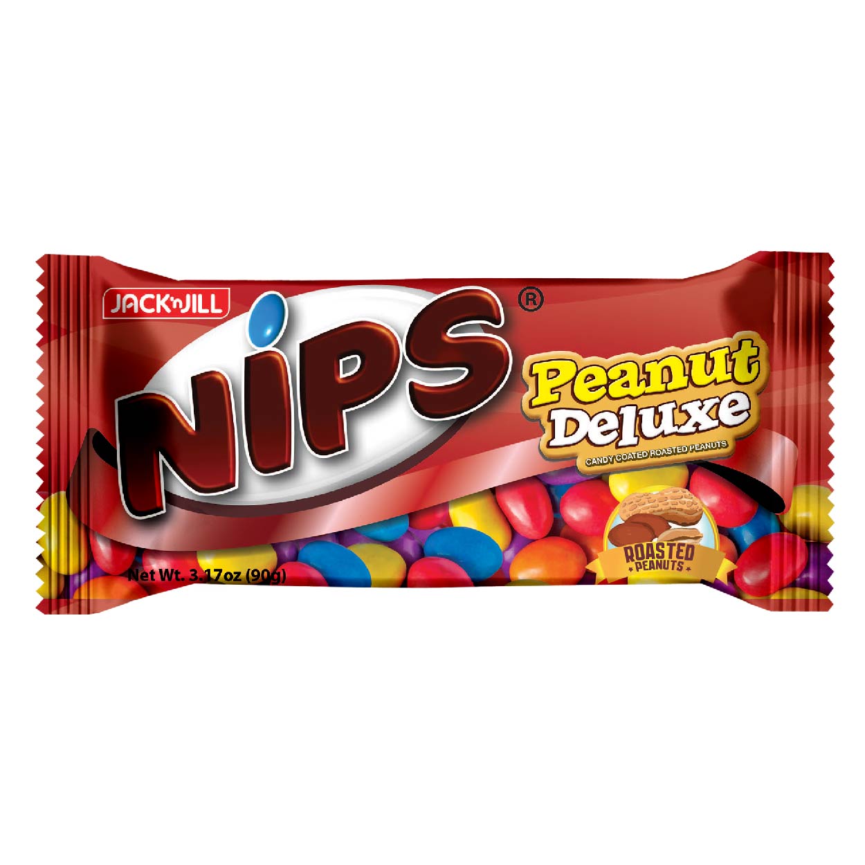 Nips Peanut Deluxe Candy Chocolate 90g