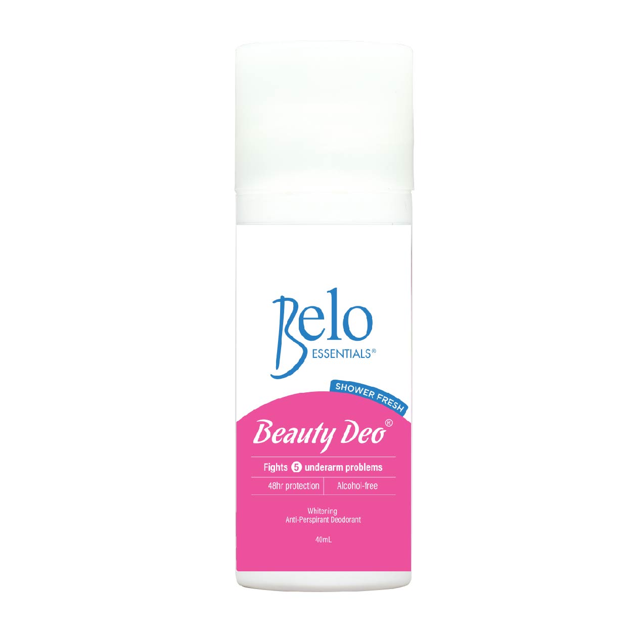 Belo Essentials Beauty Deodorant Roll On Shower Fresh 40ml