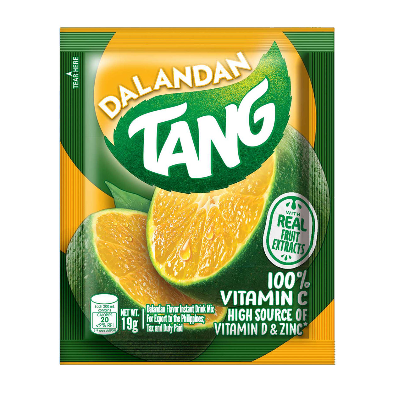Tang Dalandan Flavor Instant Drink Mix 19g