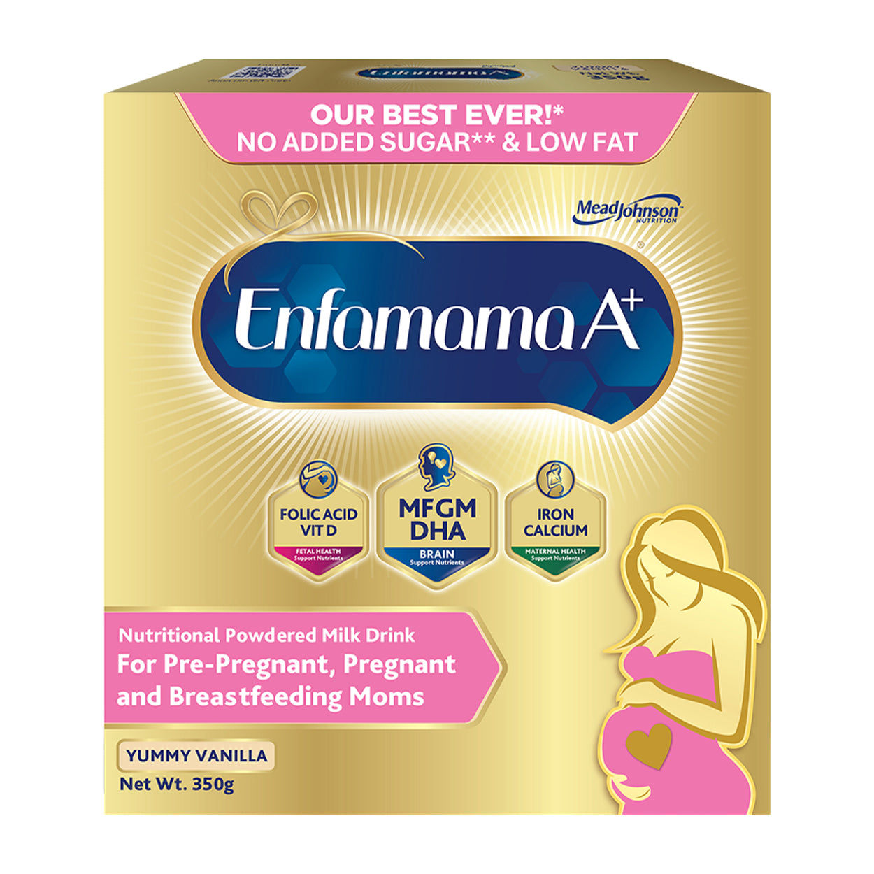 Enfamama A+ Nutritional Powdered Milk Drink Yummy Vanilla 350g