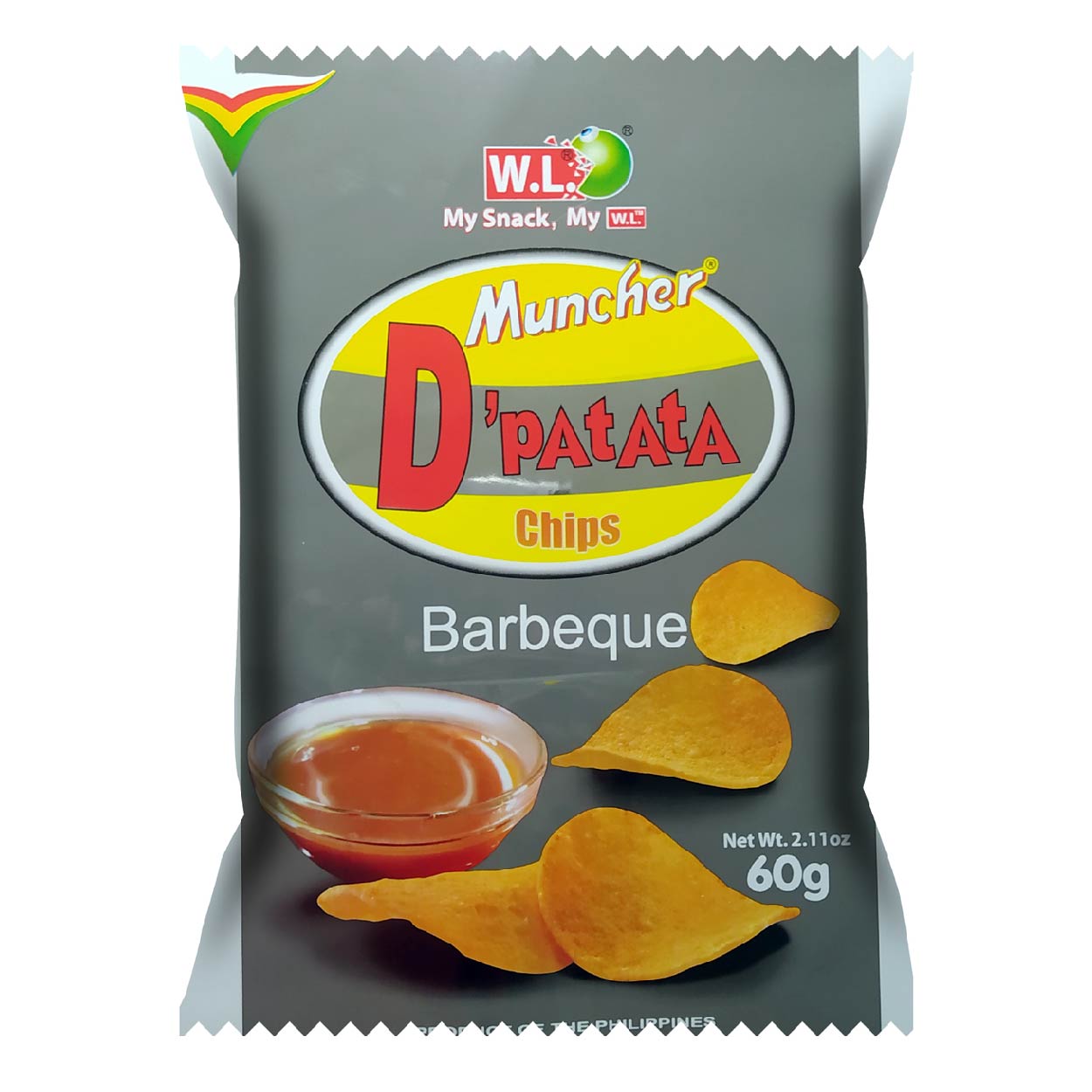 Muncher D Patata Chips Barbeque 60g