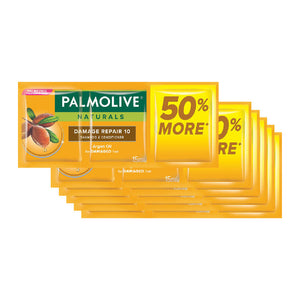 Palmolive Naturals Shampoo Damage Repair 10 Yellow Orange 6x15ml