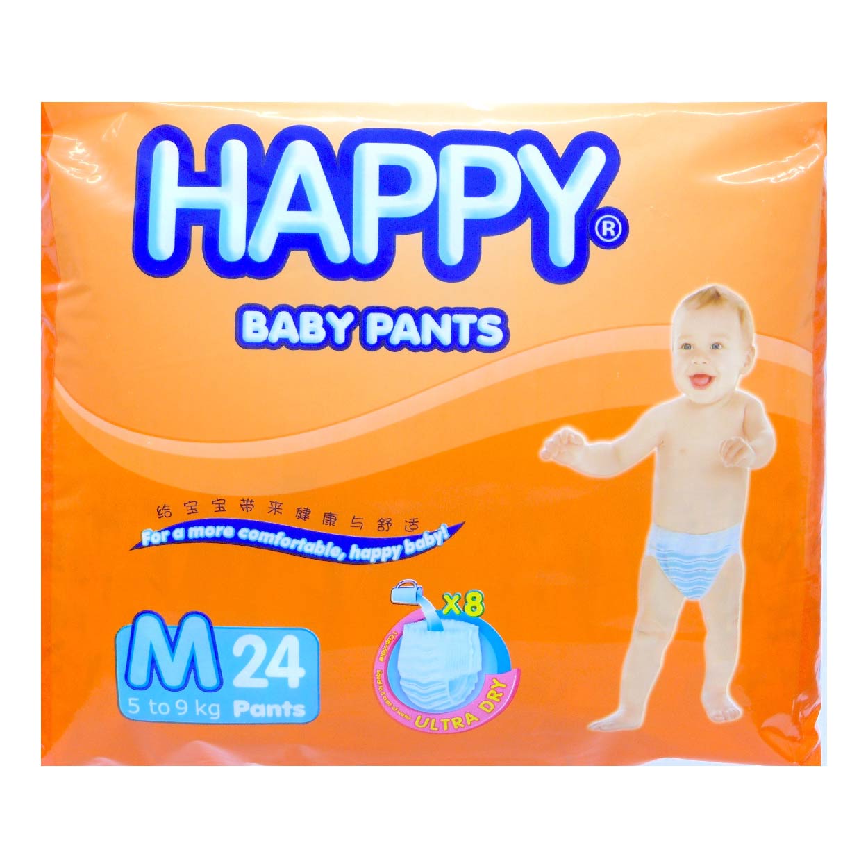 Happy Baby Pants Diaper M 24s