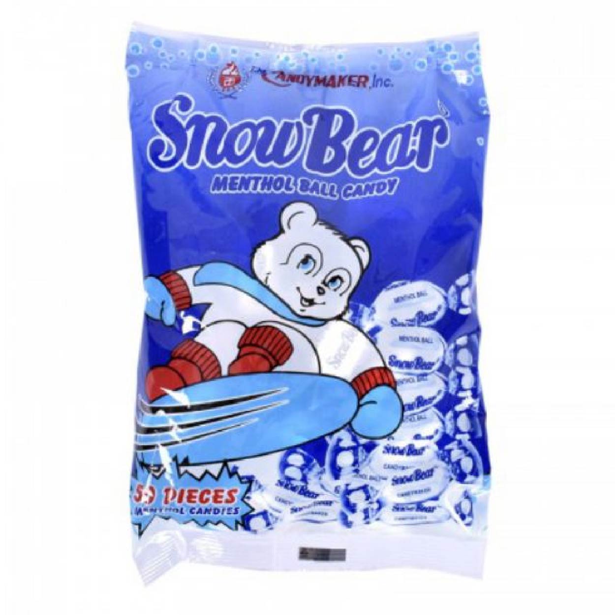 SnowBear Menthol Ball Candy 50s