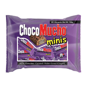 Choco Mucho Milk Chocolate Wafer Roll Minis 20s
