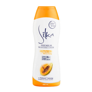Silka Premium Whitening Lotion Papaya SPF30 200ml