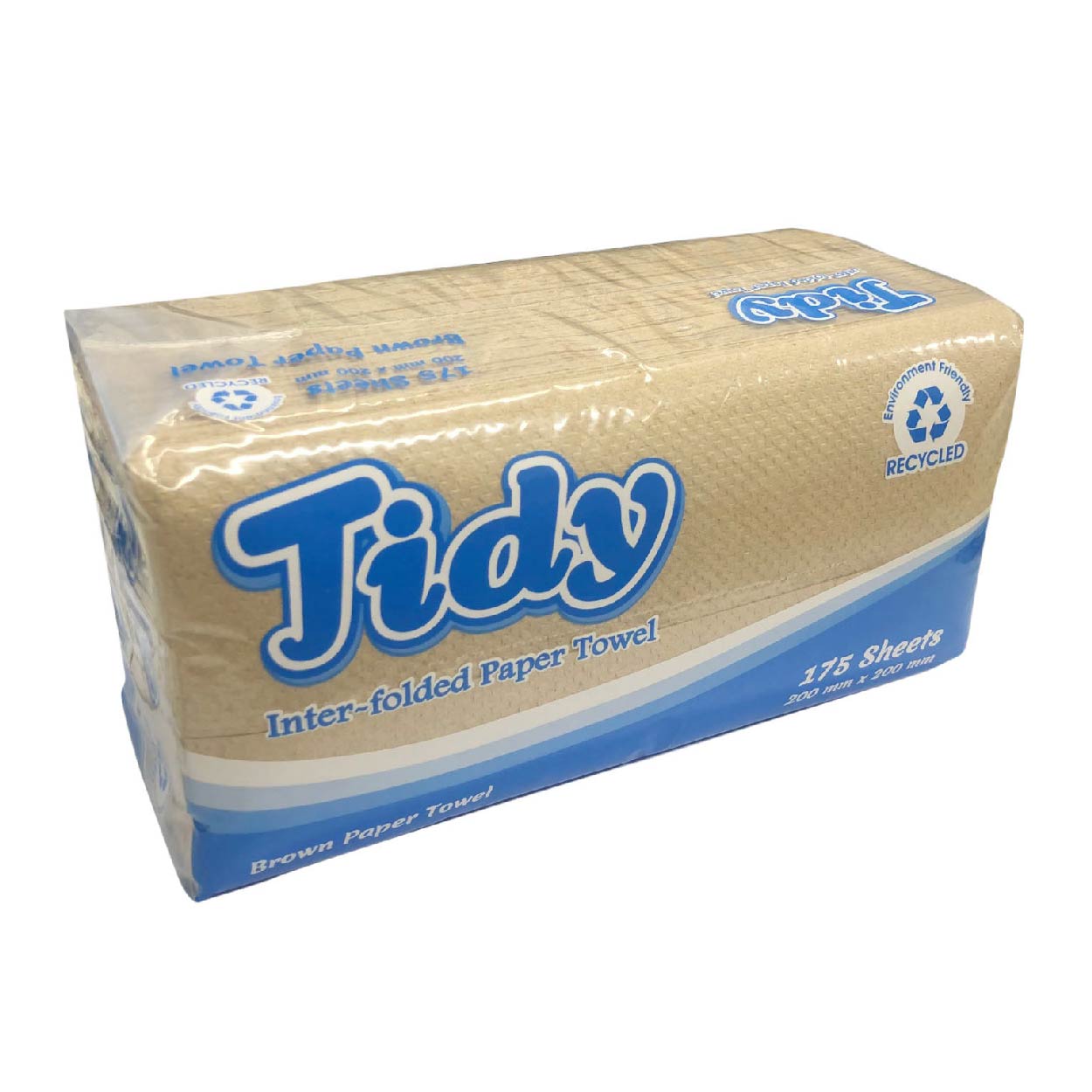 Tidy Interfolded Paper Towel Brown 175 Sheets