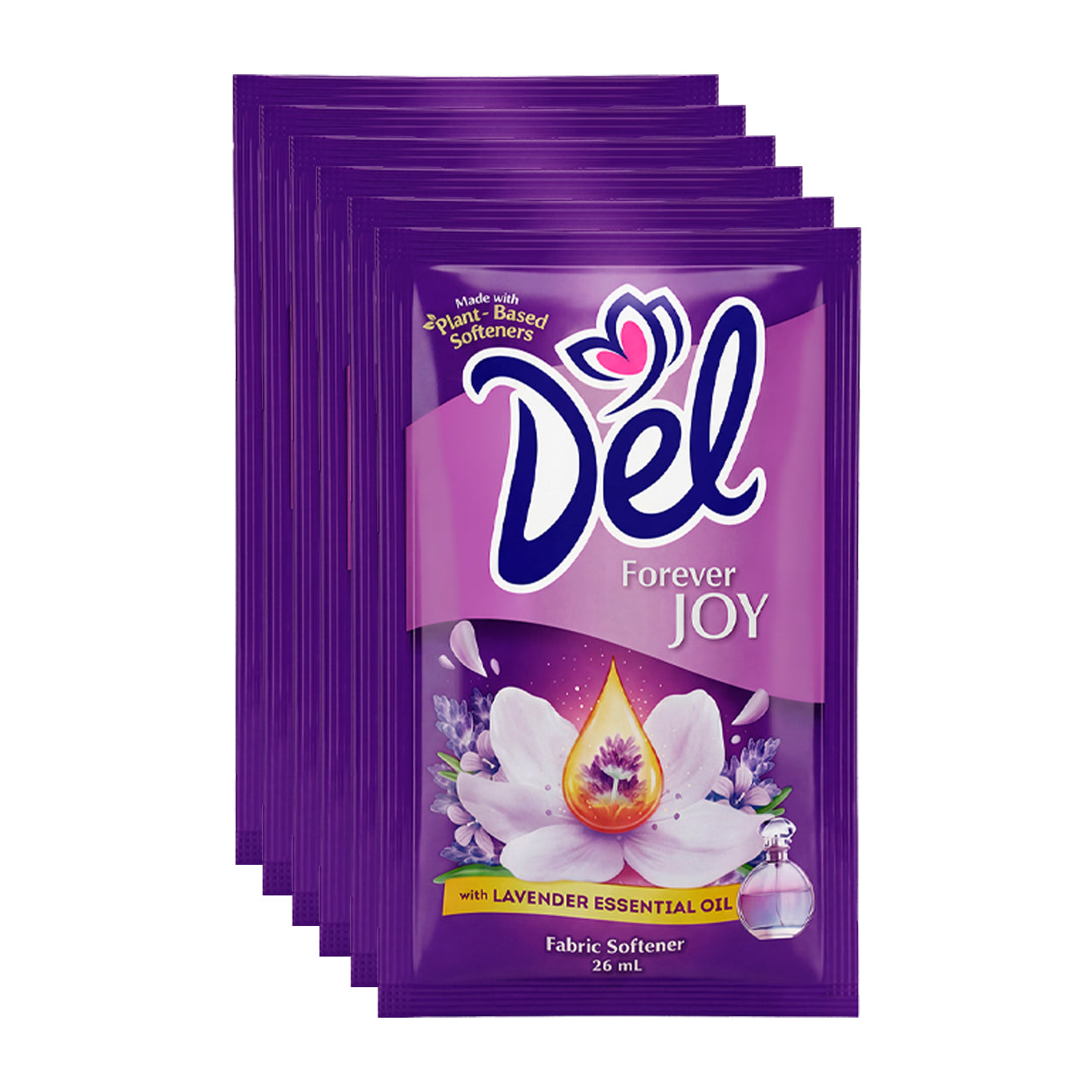 Del Fabric Softener Forever Joy 6x26ml