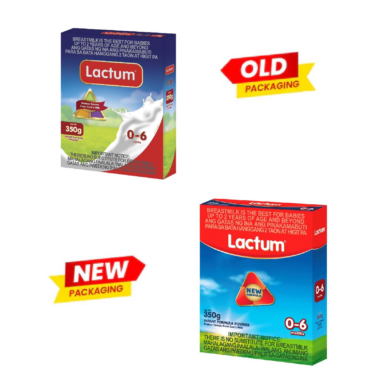 Lactum Infant Formula 0-6 months Plain 350g