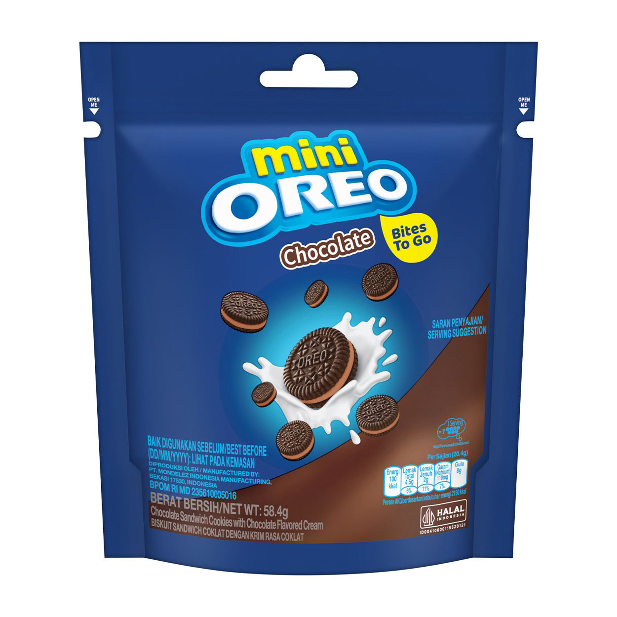 Oreo Mini Chocolate Cookie Sandwich 58.4g