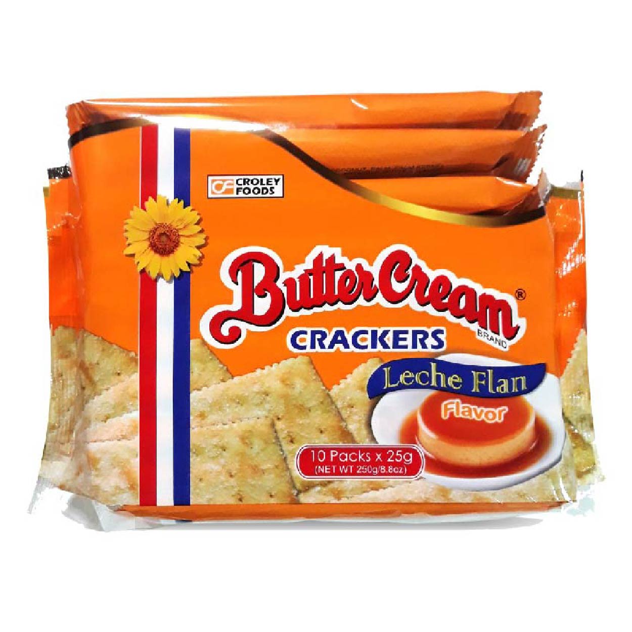 Sunflower ButterCream Lechen Flan Crackers 10x25g