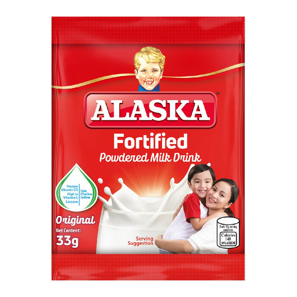 Alaska Fortified Powdered Milk Drink 33g