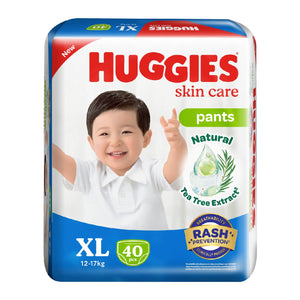 Huggies Skin Care Pants Baby Diaper XL 40s