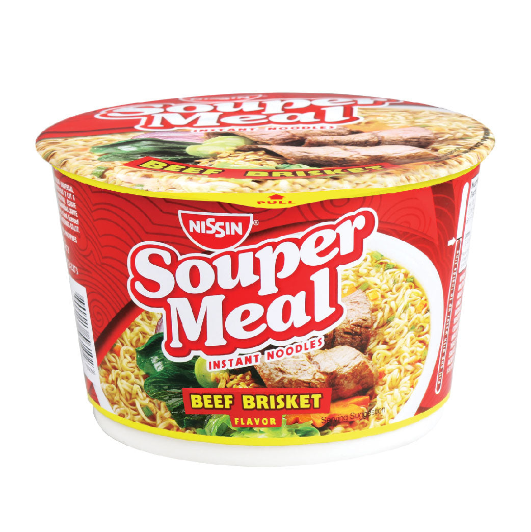 Nissin Souper Meal Cup Noodles Beef Brisket 90g
