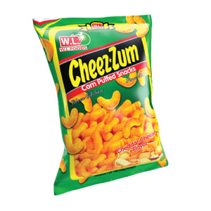 Cheez Zum Corn Puffed Snacks Cheddar Cheese 88g