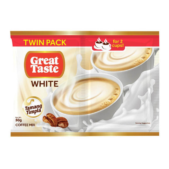 Great Taste White Coffee Mix Twin Pack 50g