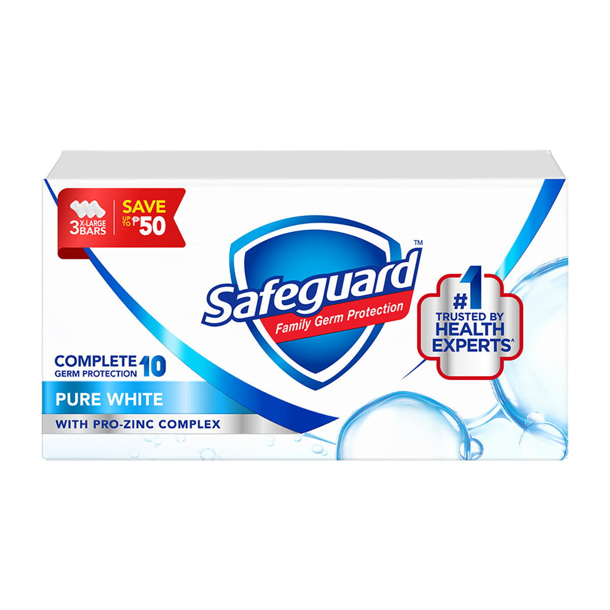 Safeguard Soap Pure White 3x160g SAVE