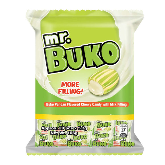 Mr. Buko Pandan Chewy Candy 20s