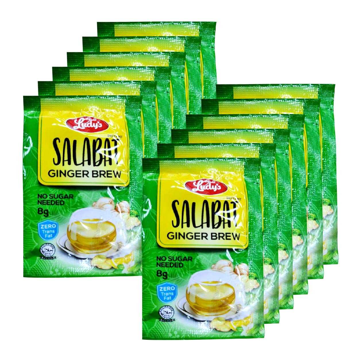 Ludy's Instant Salabat Ginger Brew 12x8g