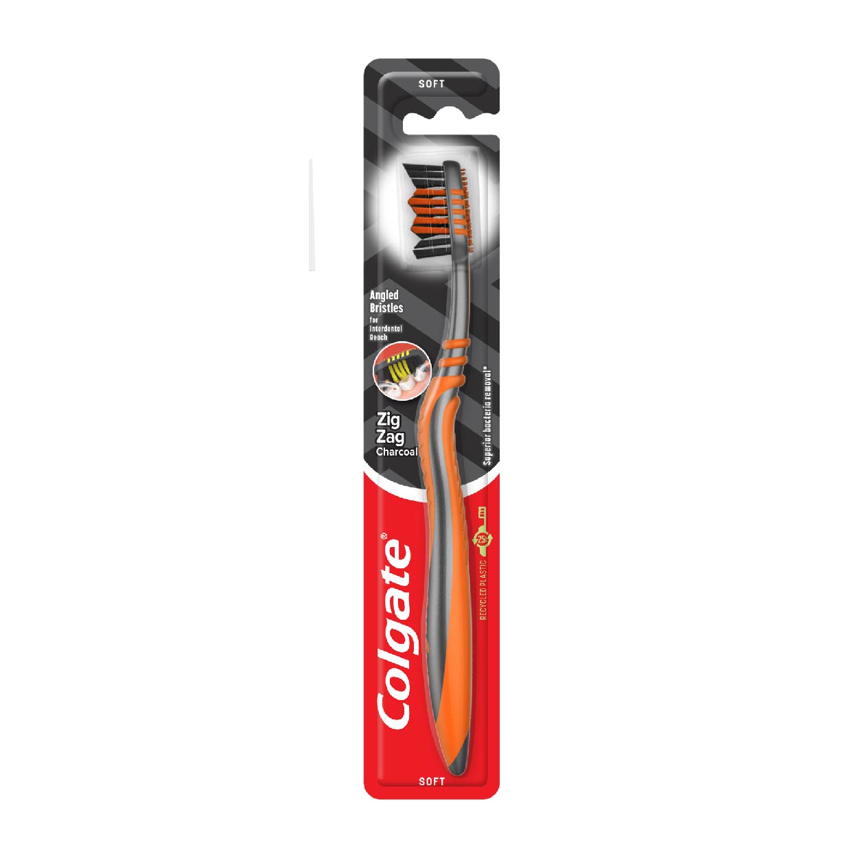 Colgate Toothbrush Zigzag Charcoal Soft 1pc