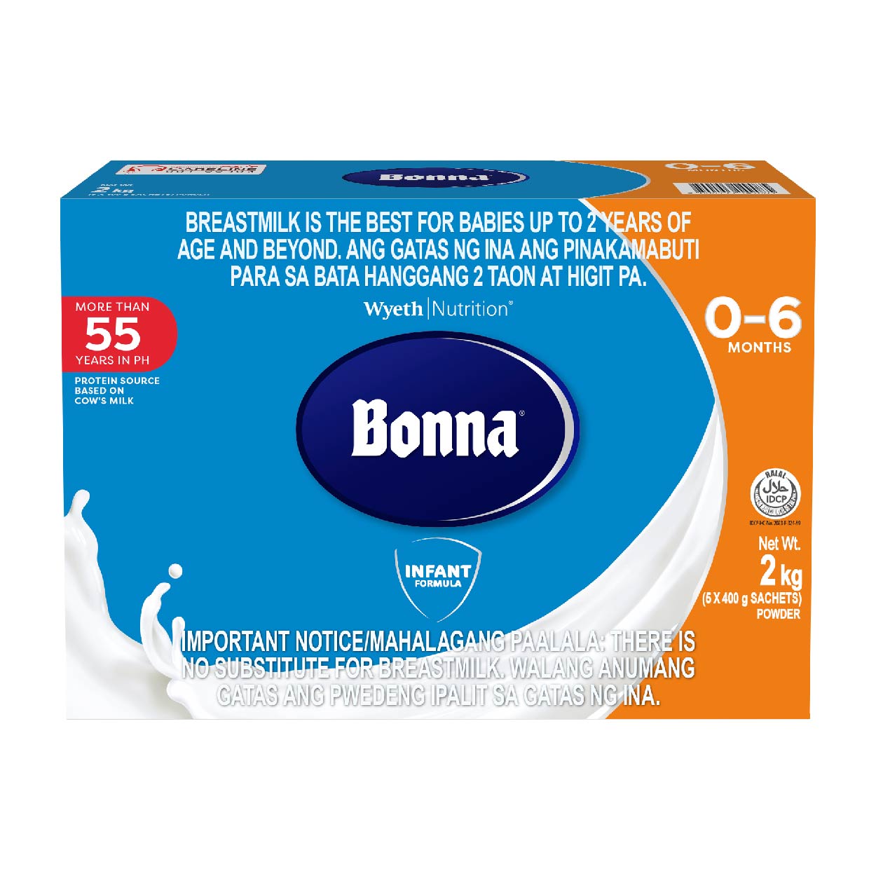 Bonna Infant Formula 0-6 months 2kg