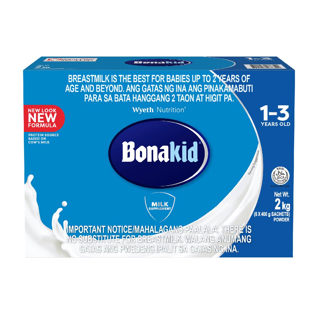 Bonakid Milk Supplement 1-3 years old 2kg