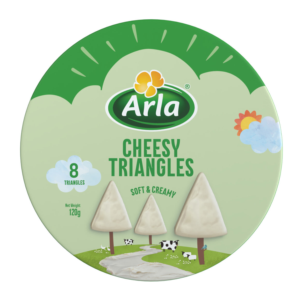 Arla Cheesy Triangles 120g