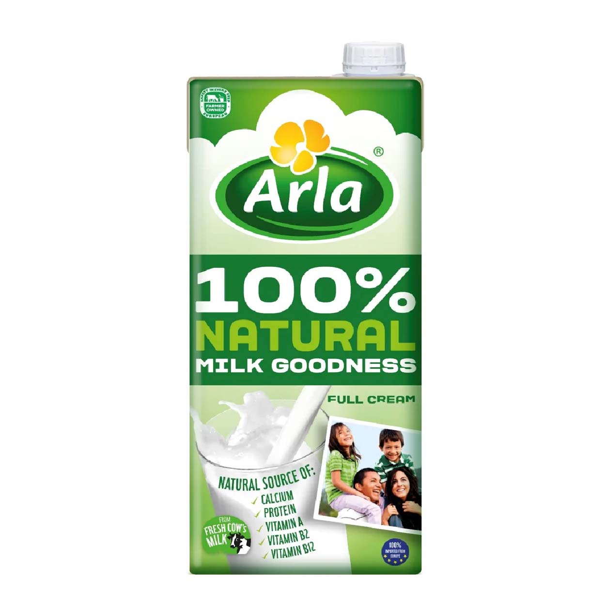 Arla 100% Natural Milk Goodness Full Cream 1L