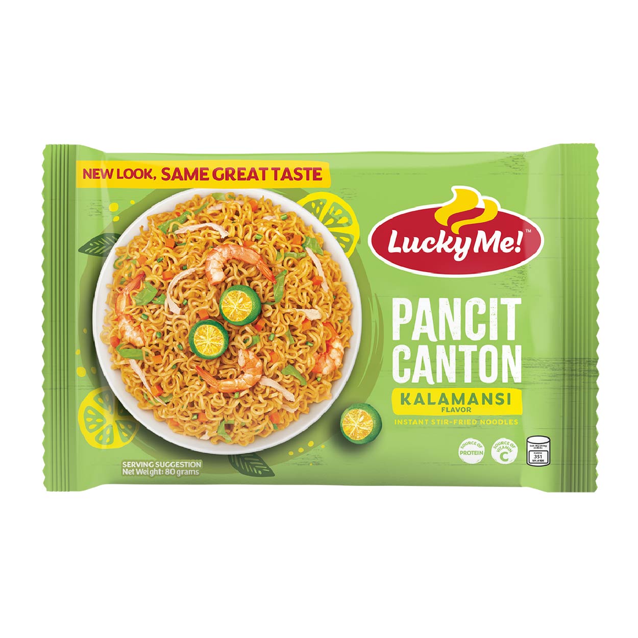 Lucky Me Instant Stir Fried Noodles Pancit Canton Kalamansi 80g