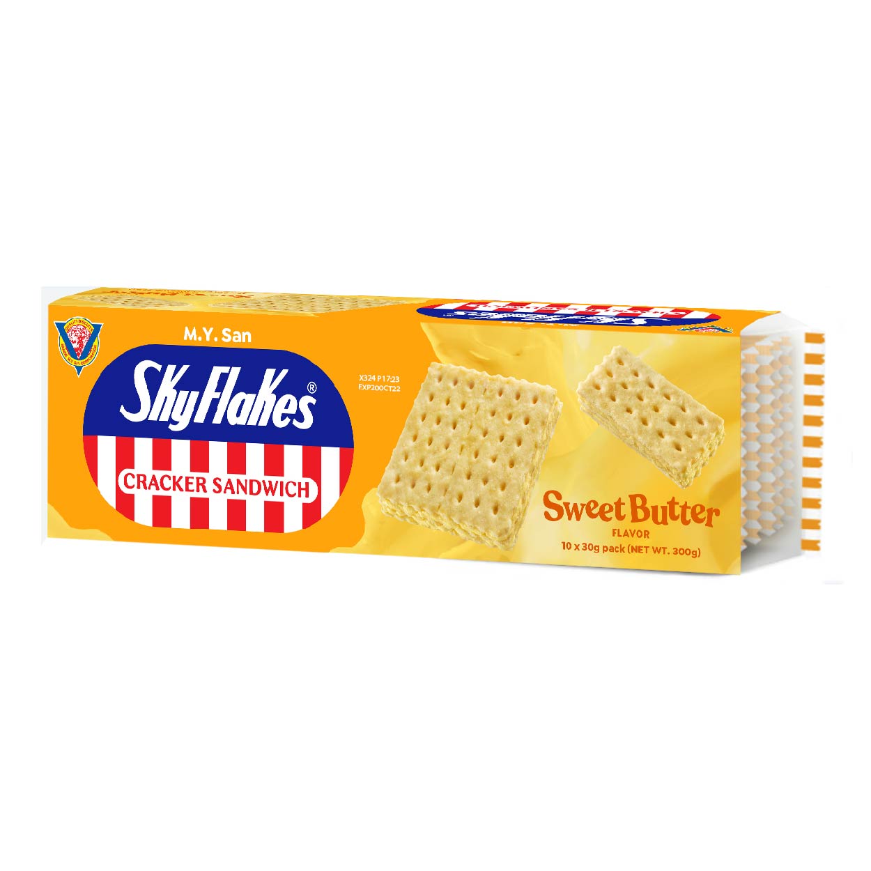 SkyFlakes Cracker Sandwich Sweet Butter 10x30g