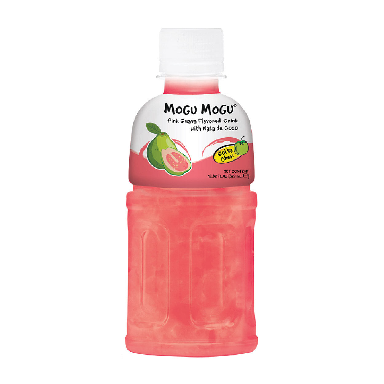 Mogu Mogu Pink Guava Drink with Nata de Coco 320ml