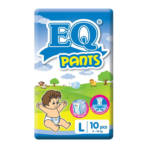 EQ Pants Baby Diaper L 10s