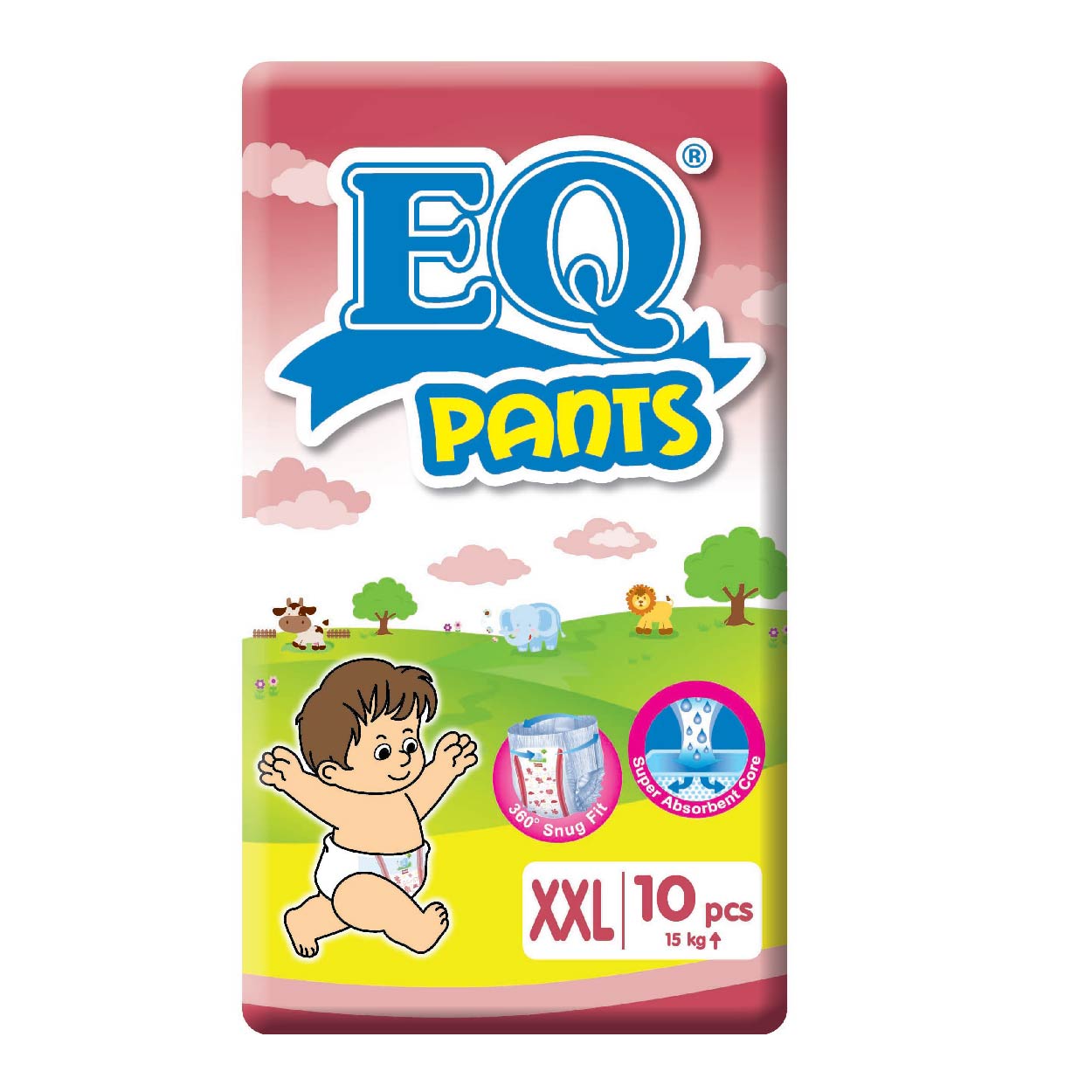 EQ Pants Baby Diaper XXL 10s