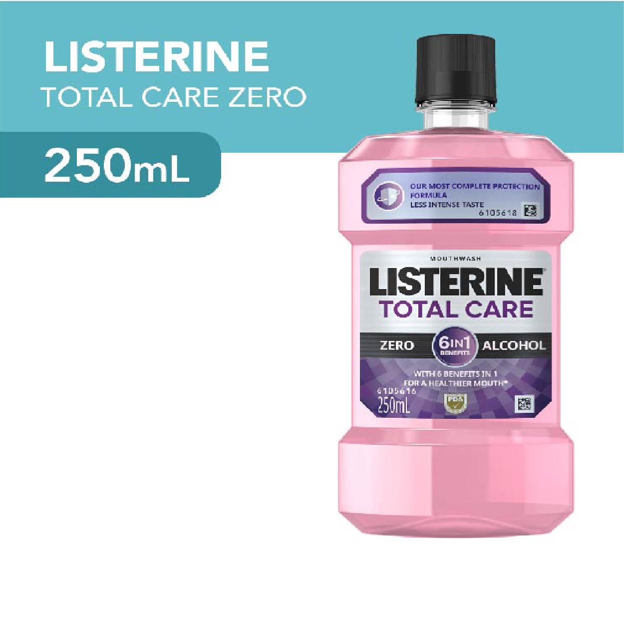 Listerine Total Care Zero Mouthwash 250ml