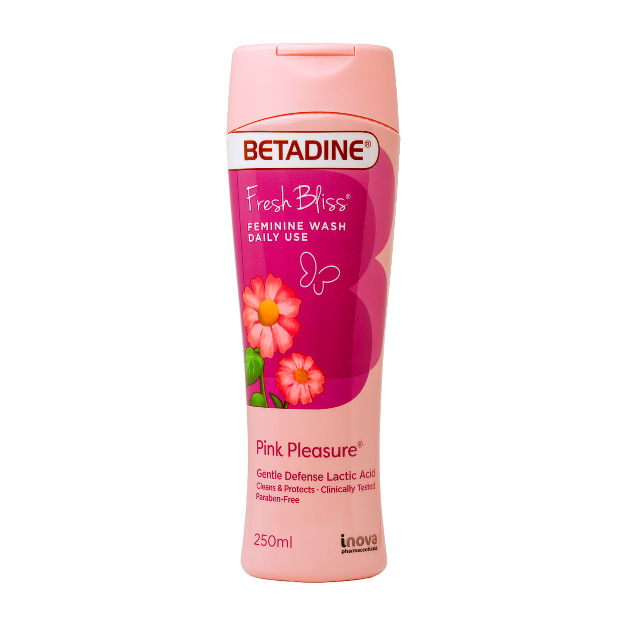 Betadine Feminine Wash Fresh Bliss Pink Pleasure 250ml