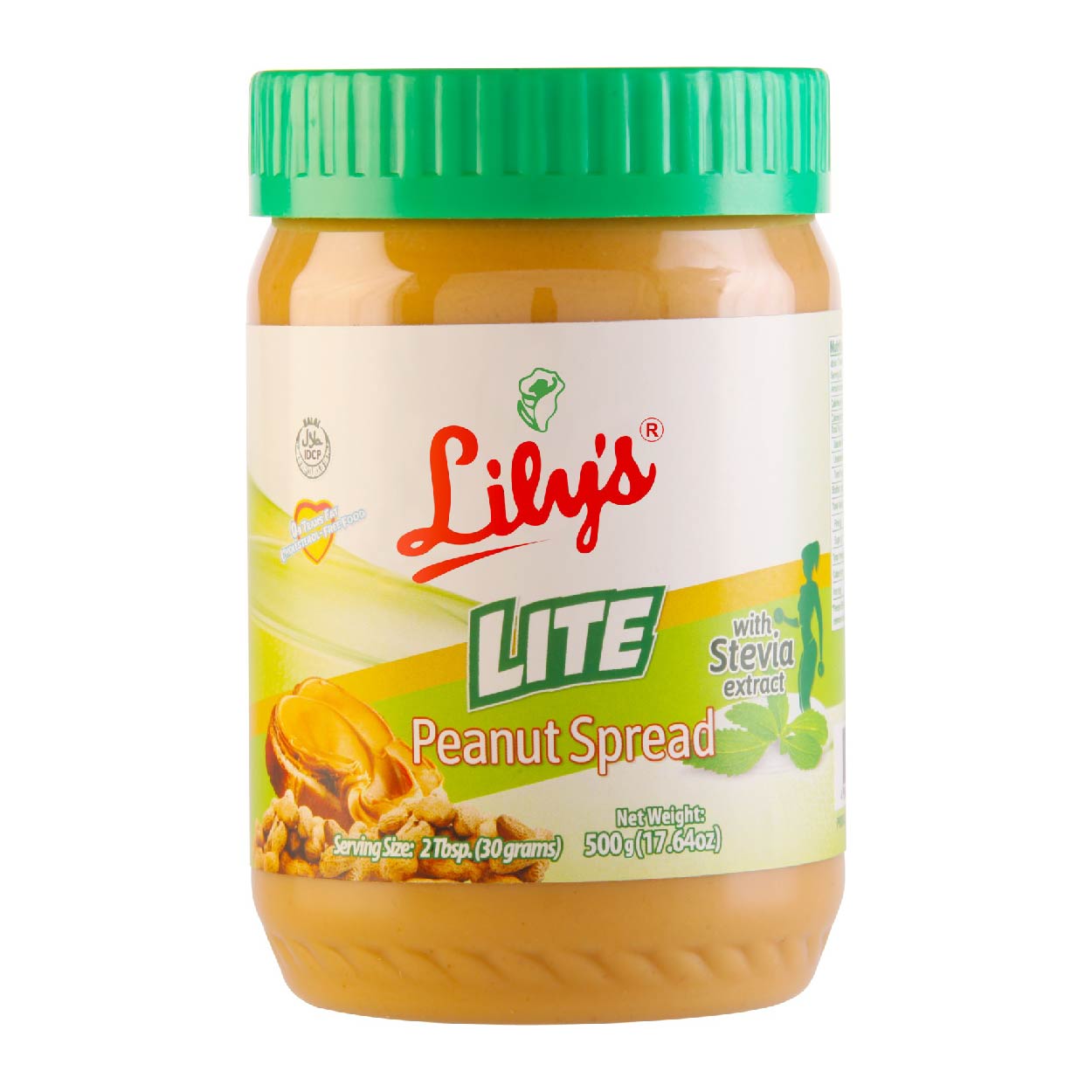 Lily's Peanut Butter Spread Lite Plastic Bottle 500g