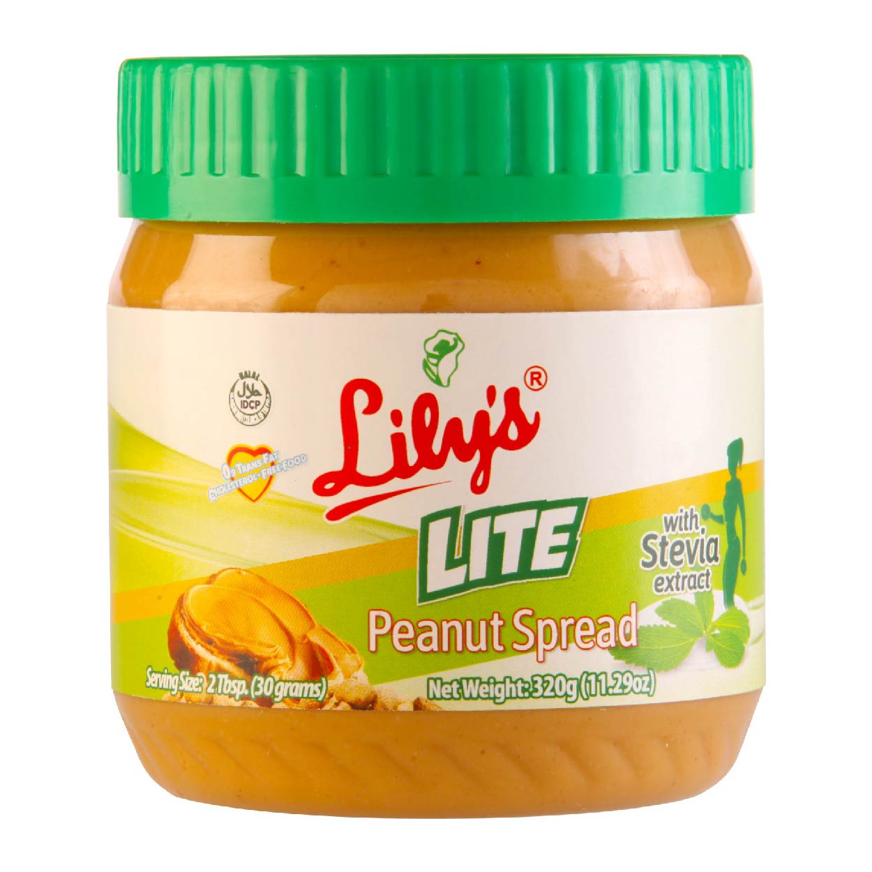 Lily's Peanut Butter Spread Lite Plastic Bottle 320g