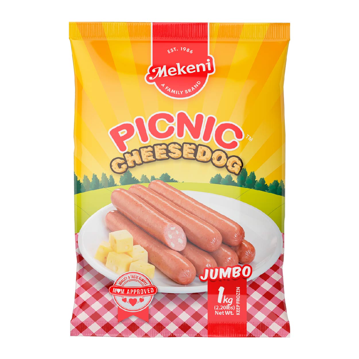 Mekeni Picnic Cheesedog Jumbo 1kg